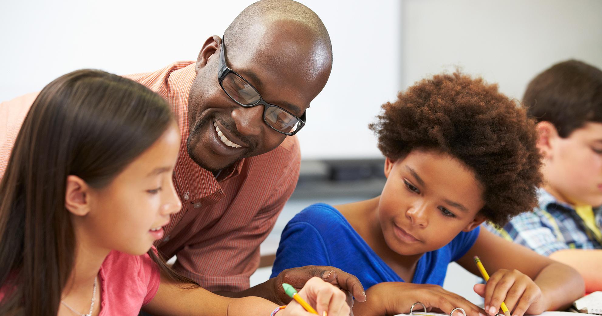 teacher and students